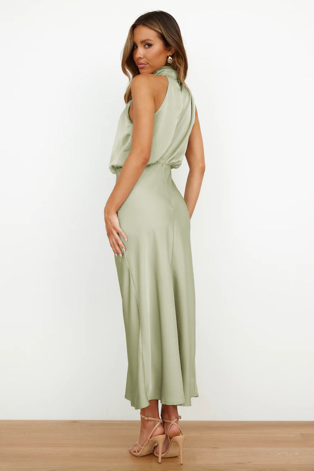 Holly | Women’s Chic Halter Evening Dress