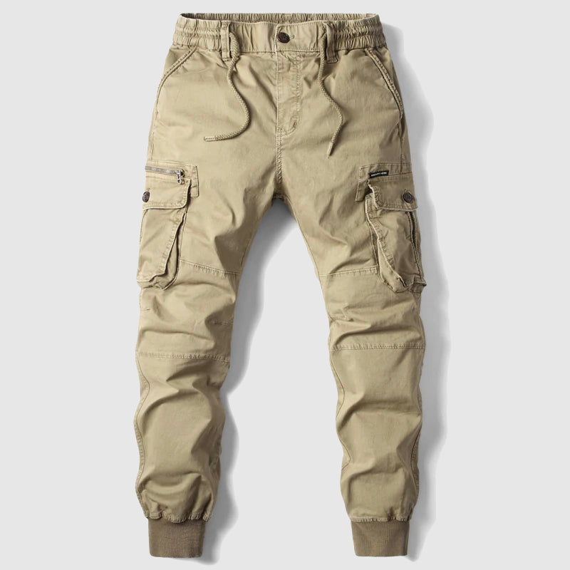 Alexander | Men’s Black Cargo Jogger Pants