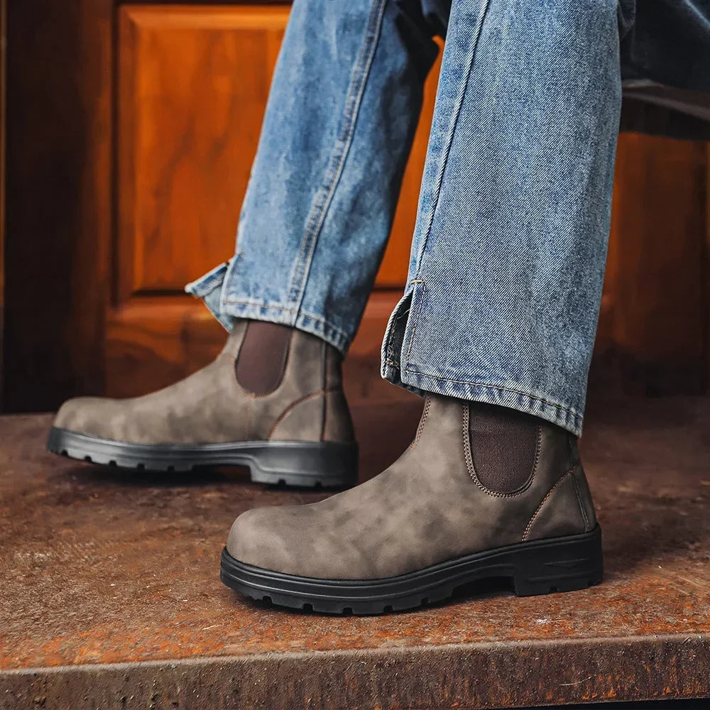 Noah | Waterproof Leather Chelsea Boots