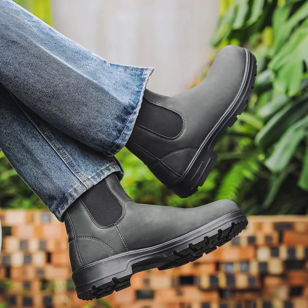Noah | Waterproof Leather Chelsea Boots