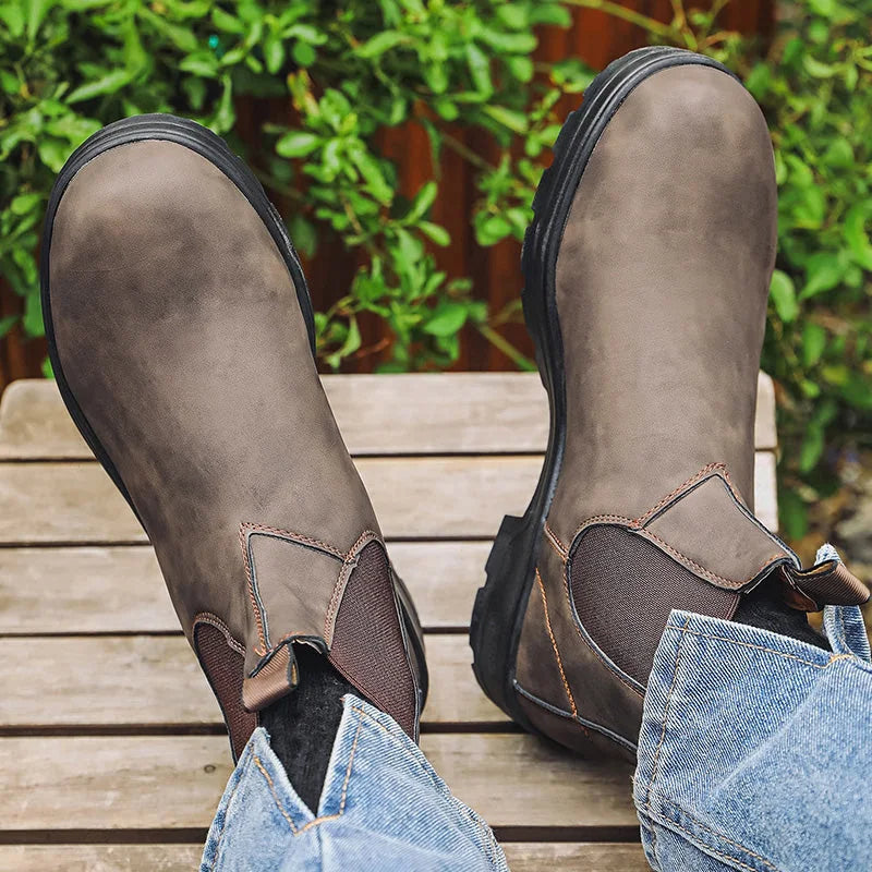 Noah | Waterproof Leather Chelsea Boots
