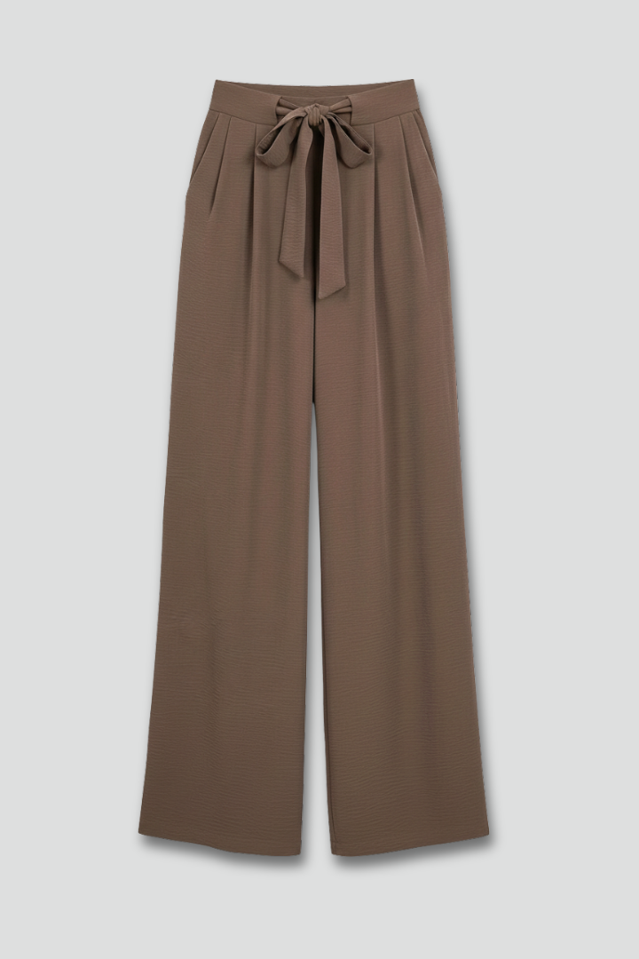 Tessa | Women’s Wide-Leg Drawstring Waist Palazzo Trousers