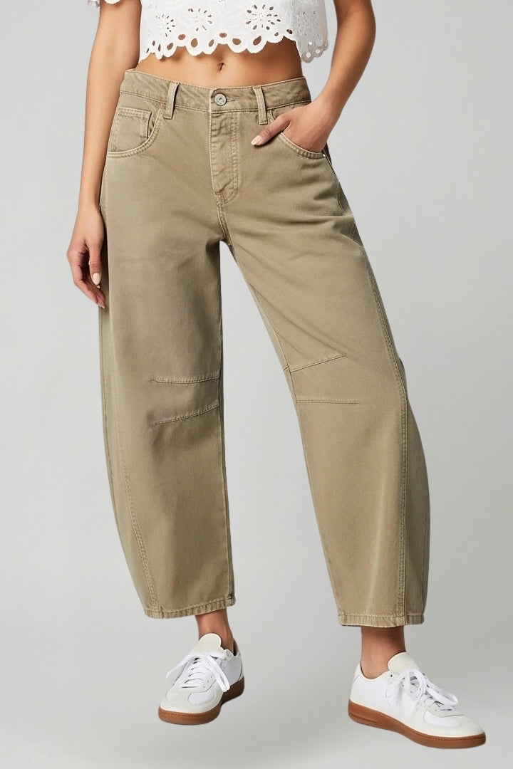 Julia | Women’s High-Waist Stretch Wide-Leg Denim Jeans