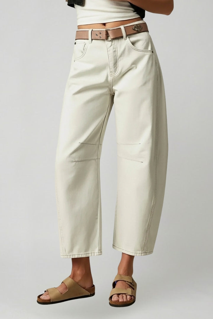 Julia | Women’s High-Waist Stretch Wide-Leg Denim Jeans