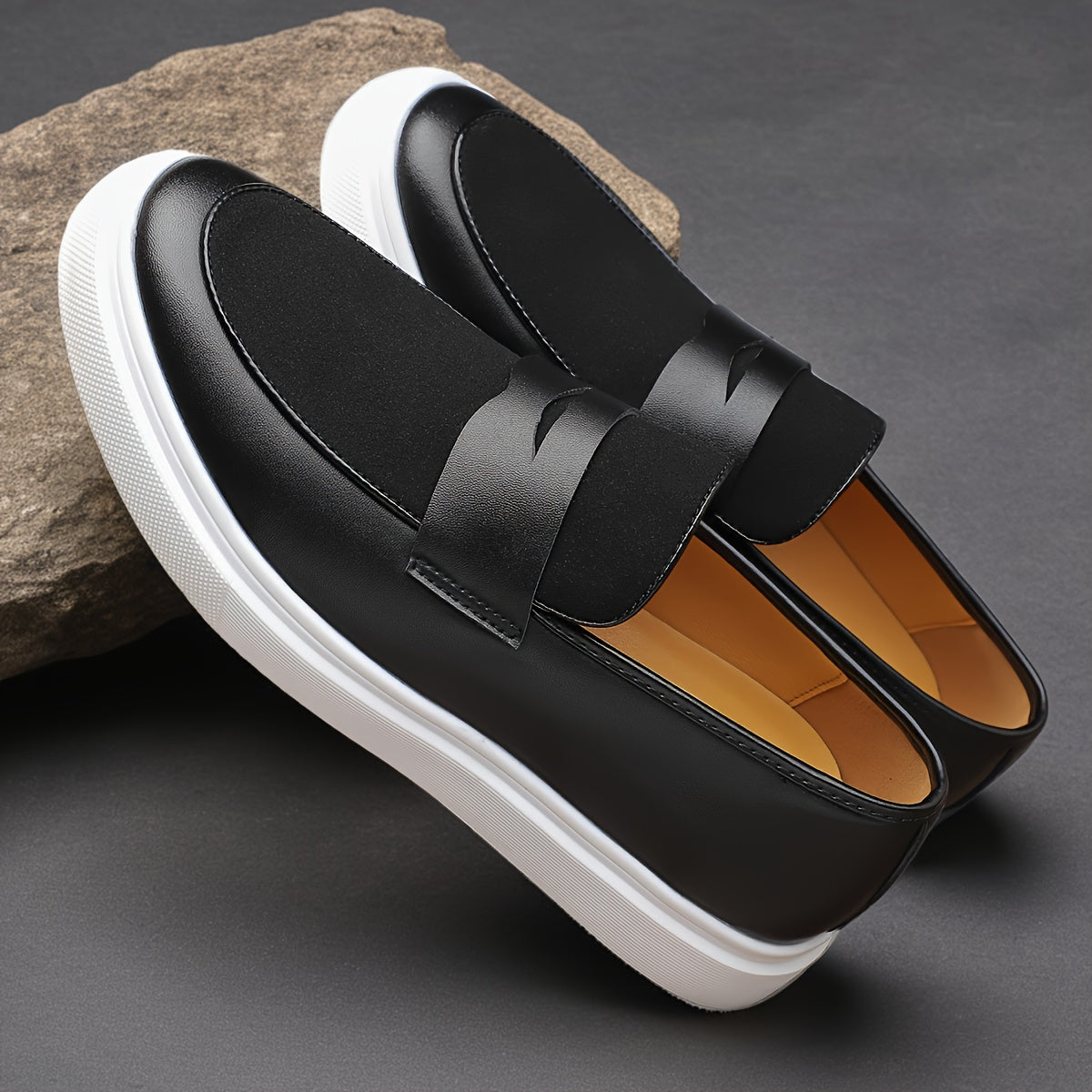 Noah | Men’s Black Leather Loafers