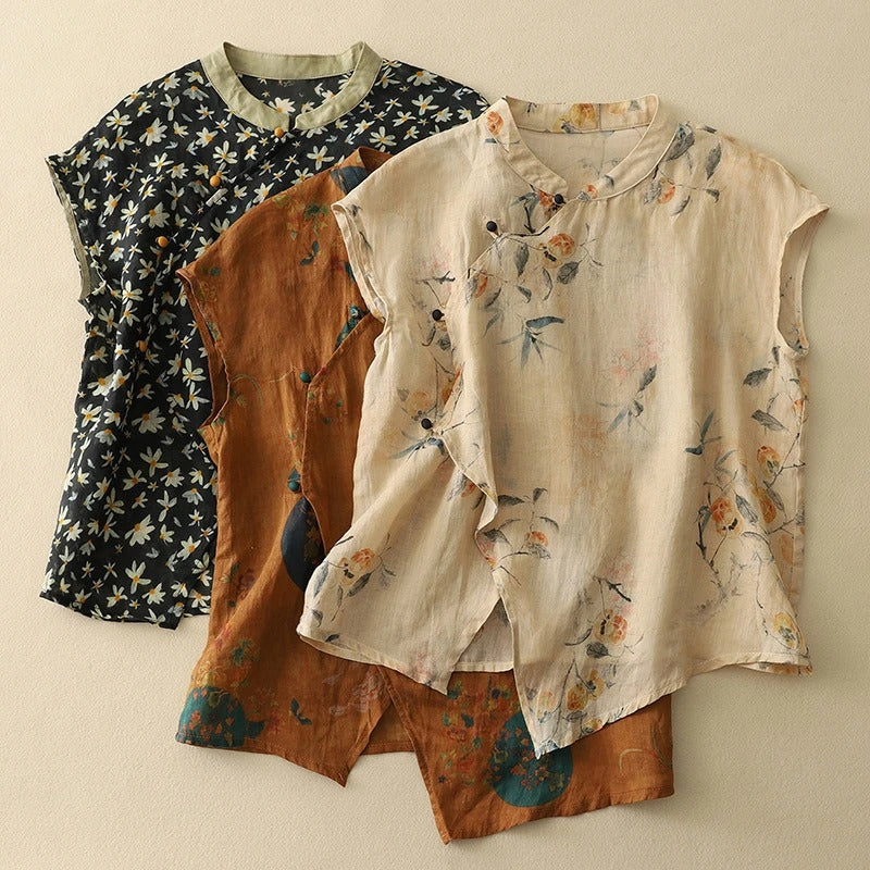 Amanda™ | Vintage Sleeveless Top