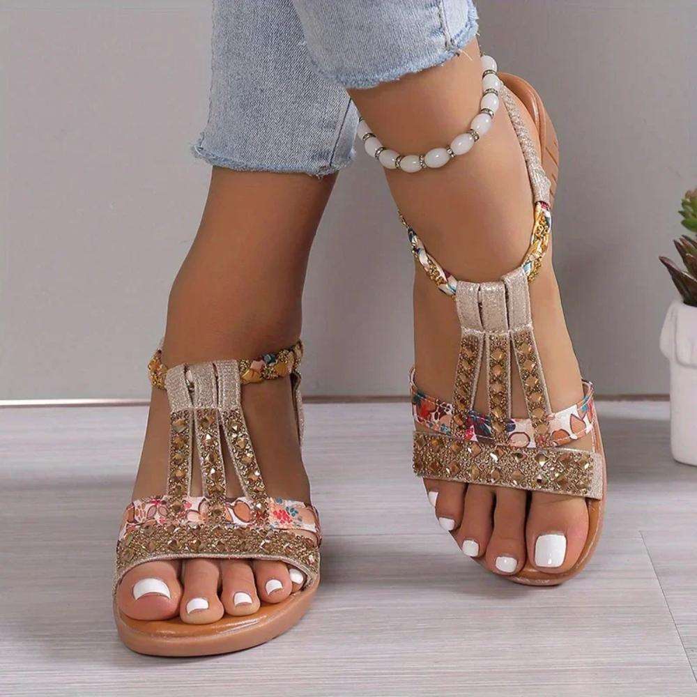 Anastasia | Women's Embellished Ankle Strap Sandals