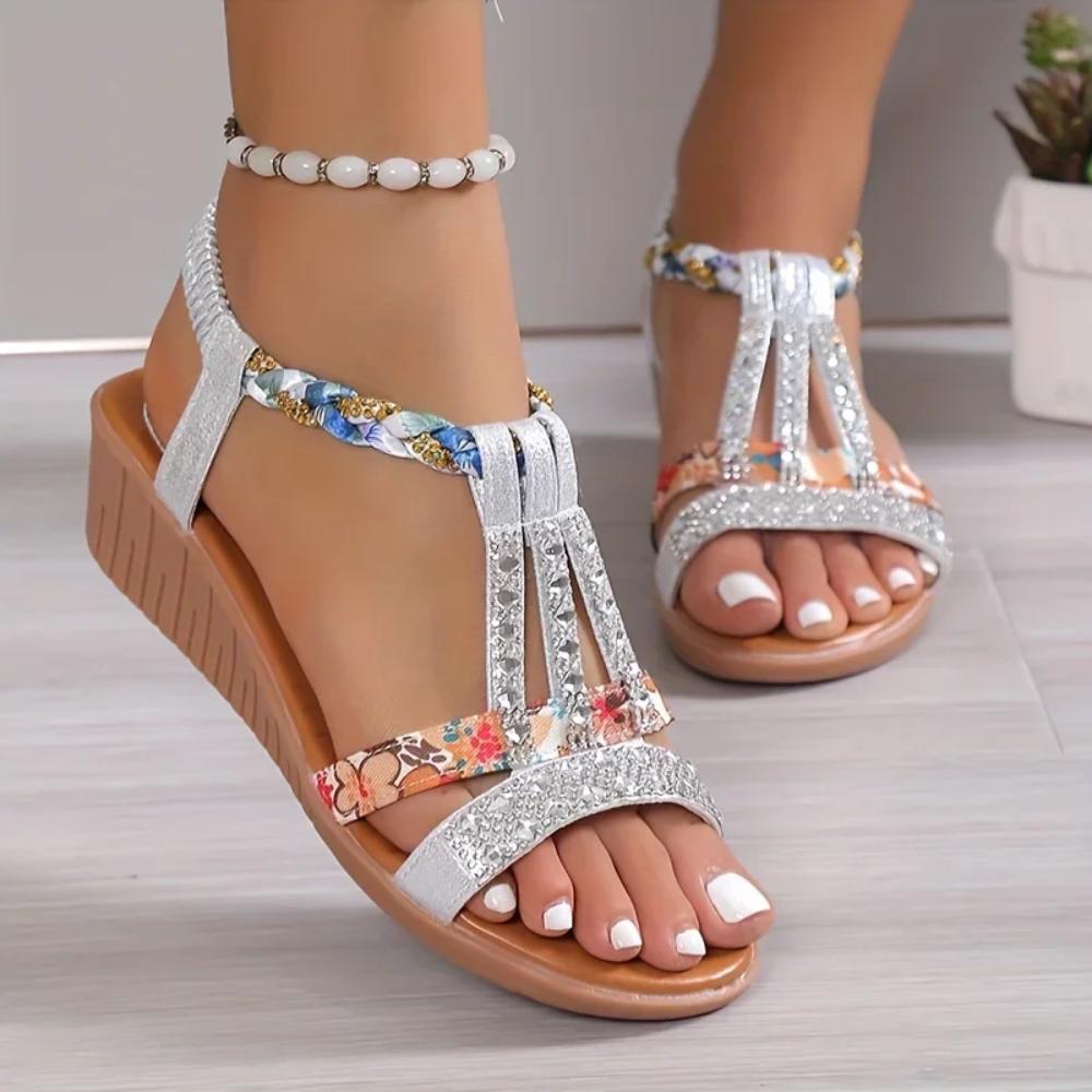 Anastasia | Women's Embellished Ankle Strap Sandals