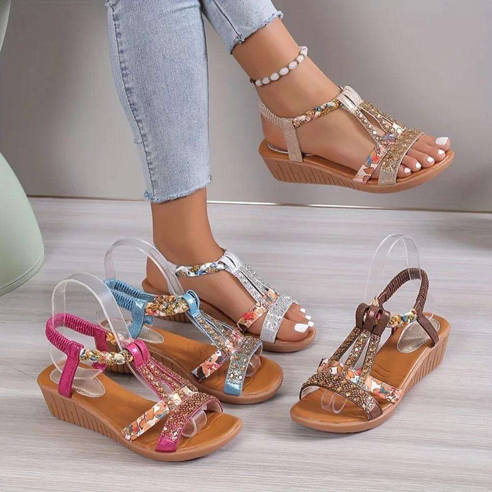 Anastasia | Women's Embellished Ankle Strap Sandals