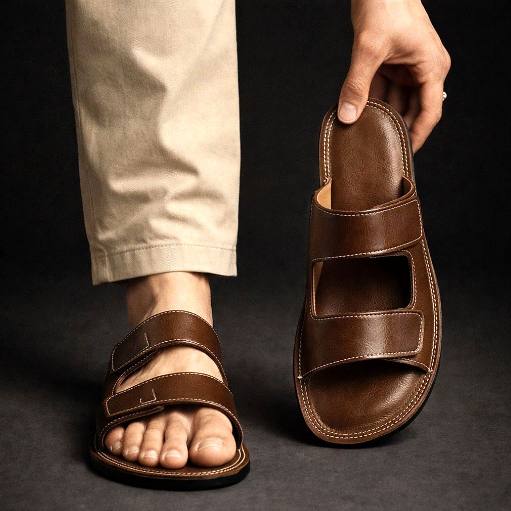 Noah™ | Leather Slides