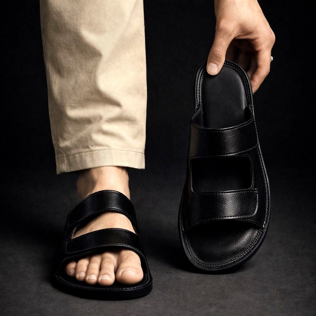 Noah™ | Leather Slides