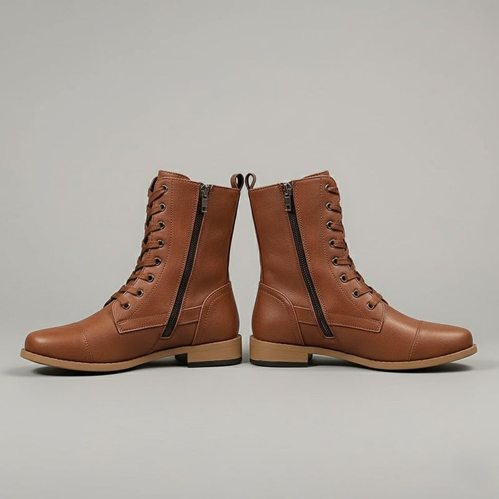 Bonnie | Women’s Orthopedic Ankle Boots with Side Zipper