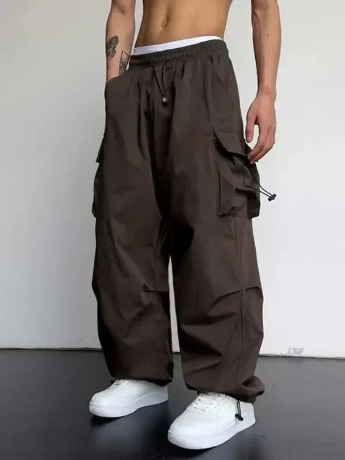 Jacob | Men Street Utility Wide Cargo Pants