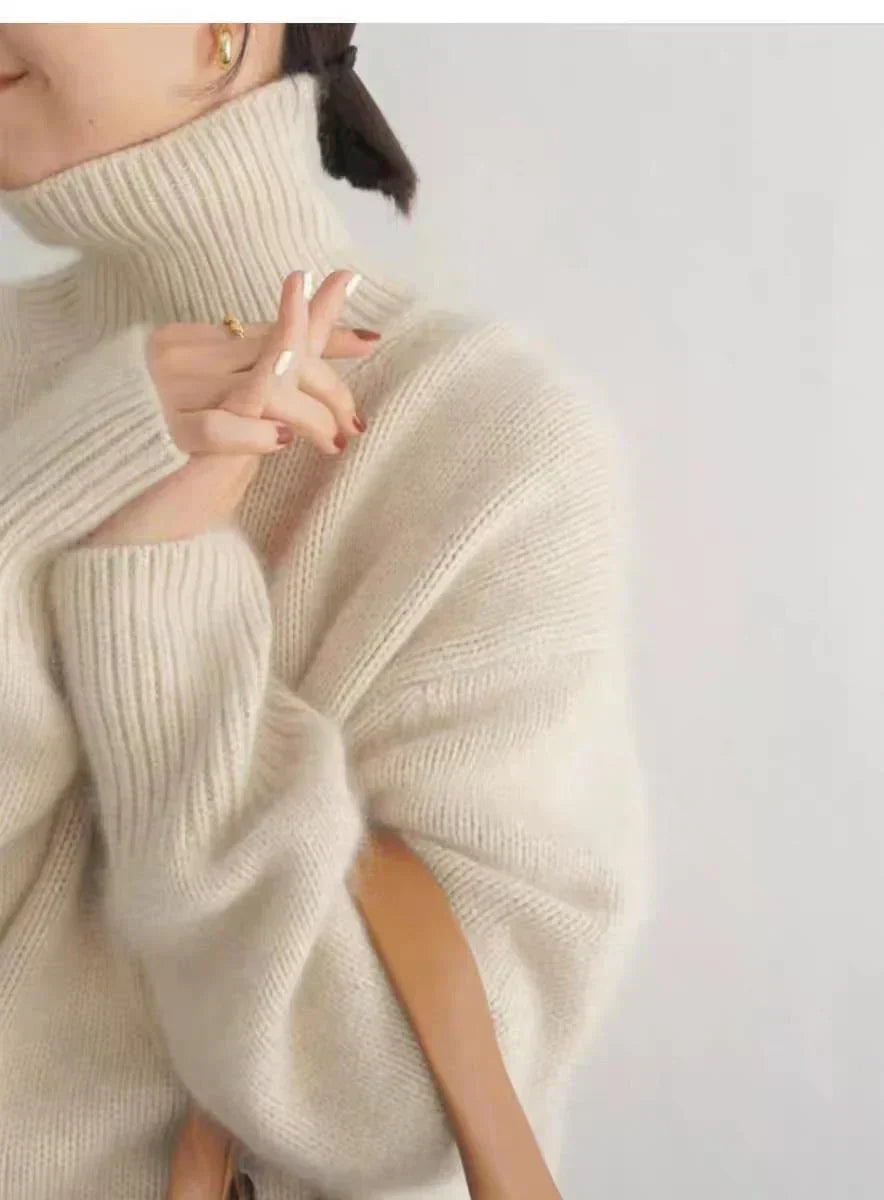 Amelia | Women’s Turtleneck Oversized Casual Sweater
