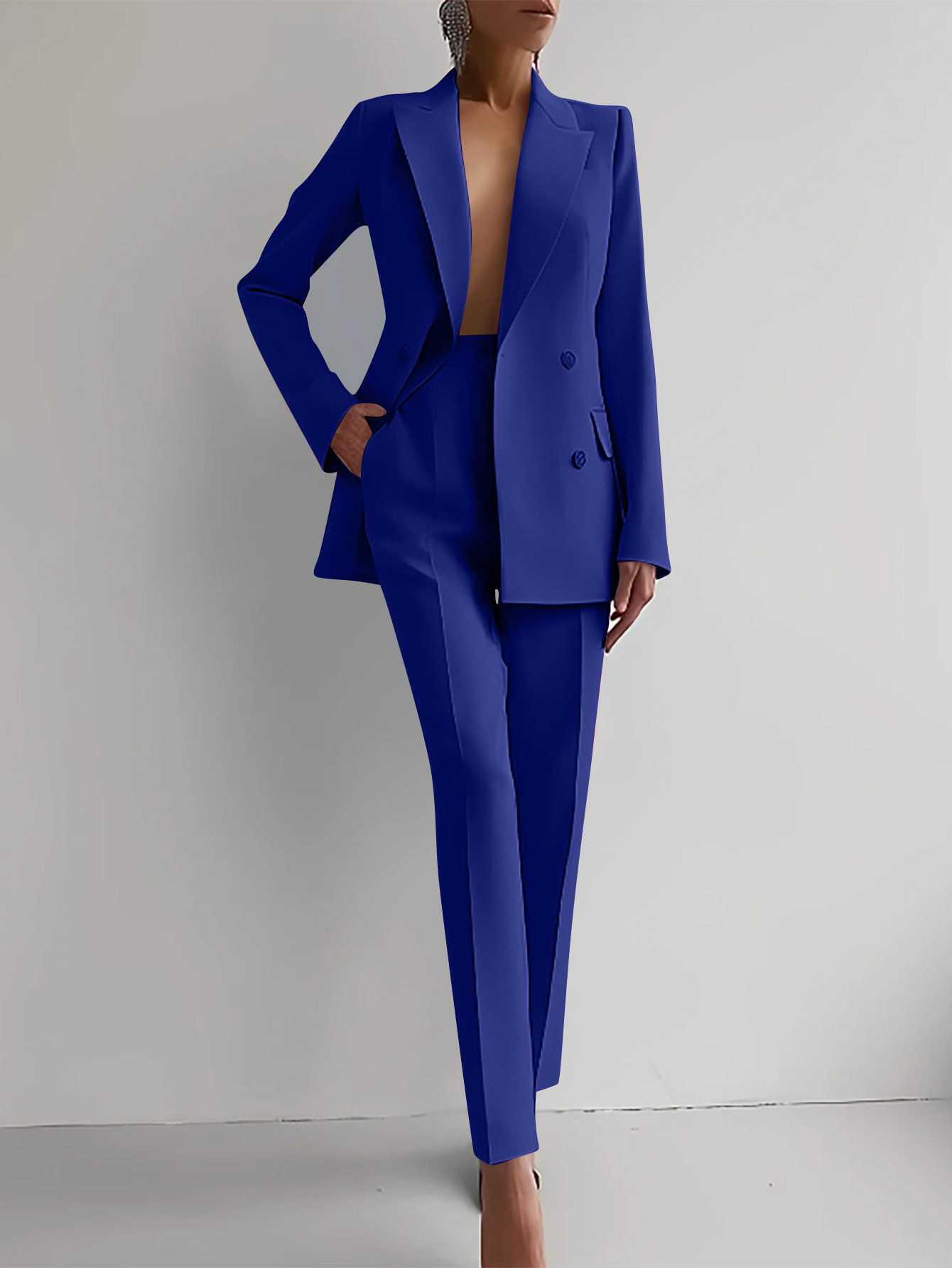 Chloe | Women’s Tailored Blazer Trouser Suit Set