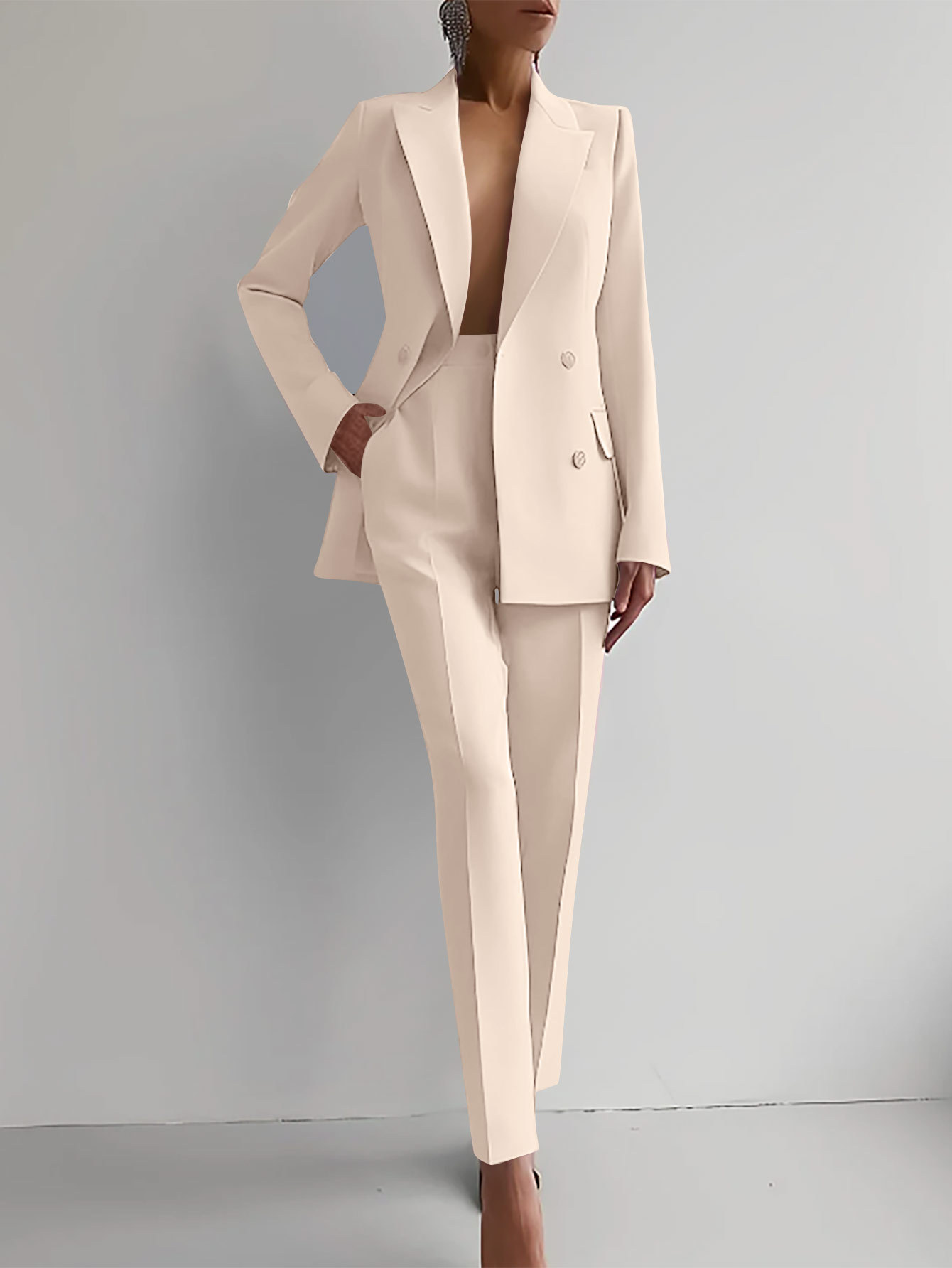 Chloe | Women’s Tailored Blazer Trouser Suit Set
