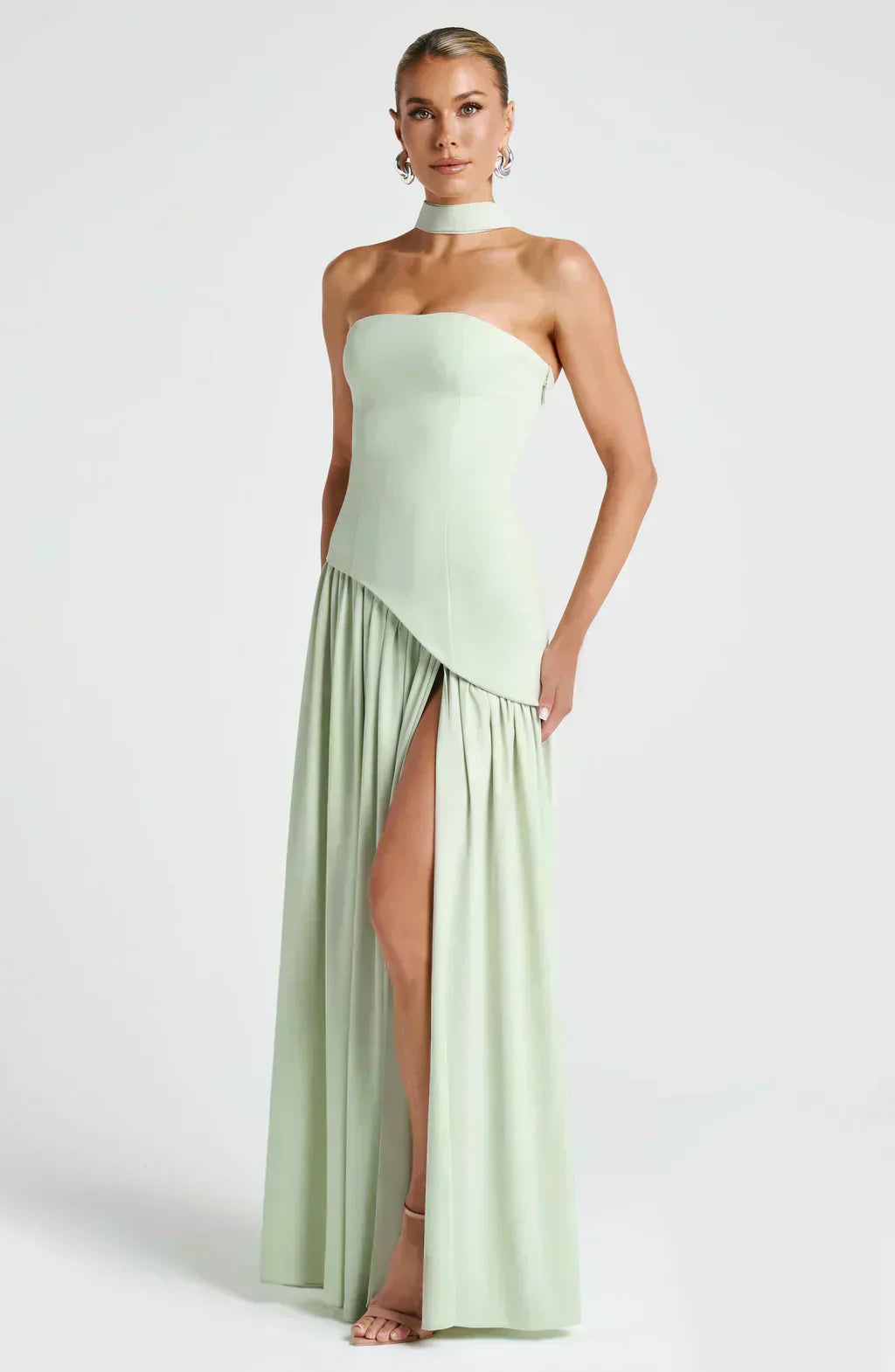 Julia | Women Wedding Guest Asymmetric Maxi Dress