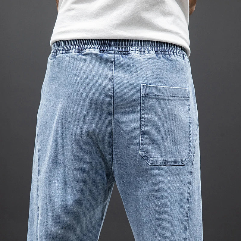Gavin | Men’s Drawstring Jogger Fit Casual Jeans Pants