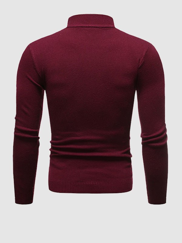Aaron | Men’s Spring Classic Slim Fit Turtleneck Sweater