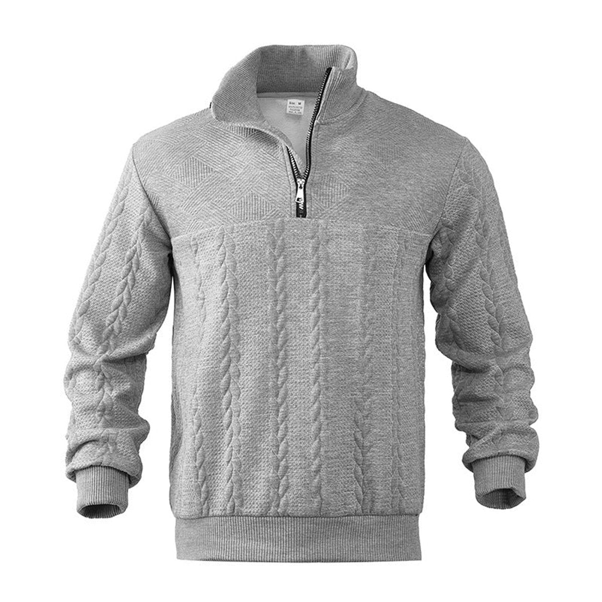 Noah | Men's Cable Knit Sweater Quarter-Zip Pullover Jumper