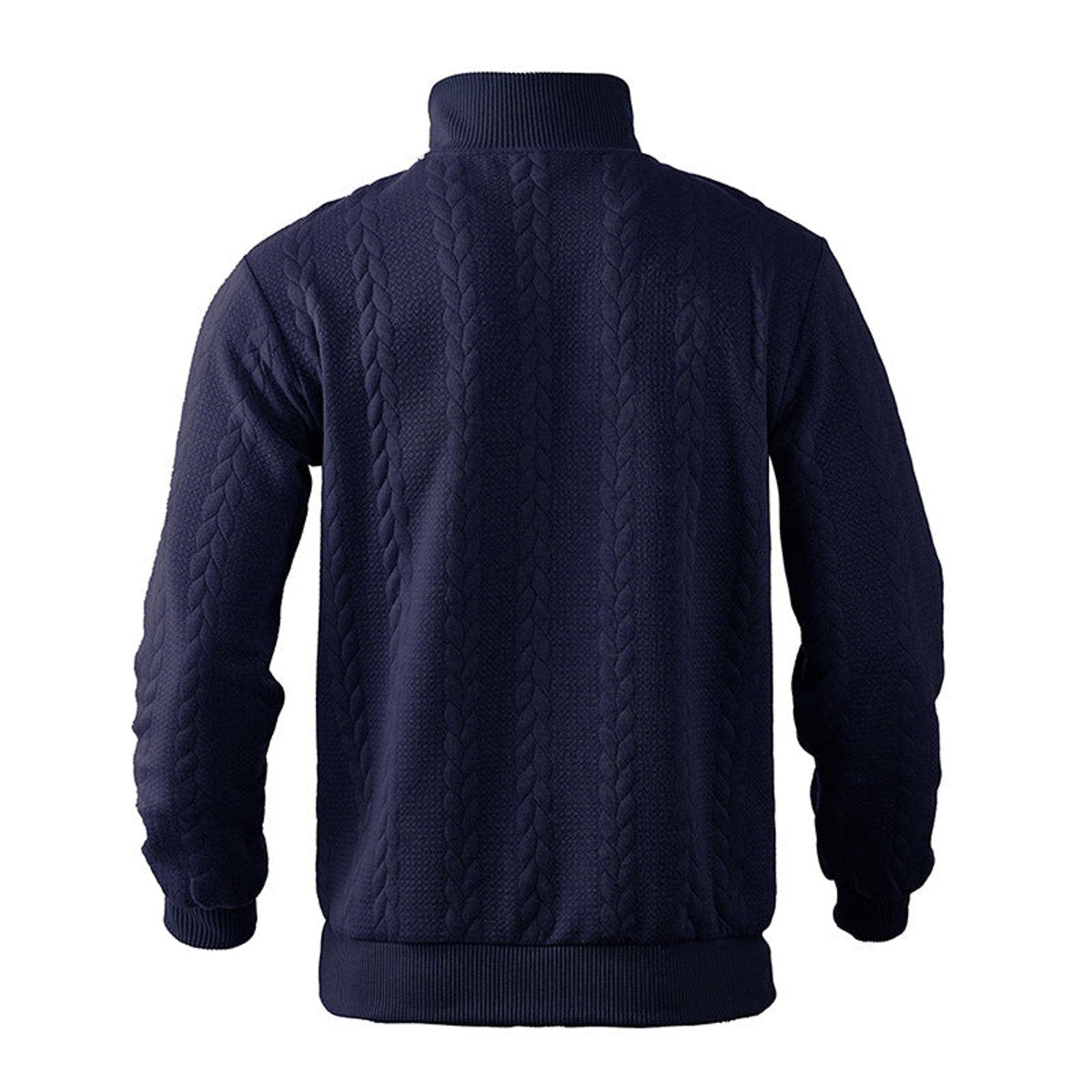 Noah | Men's Cable Knit Sweater Quarter-Zip Pullover Jumper