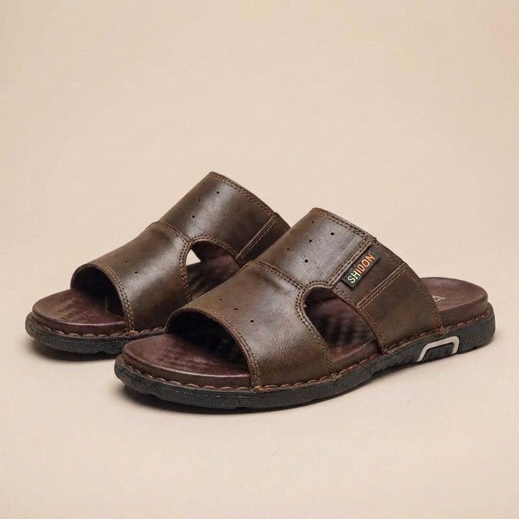 Noah | Men's Orthopedic Wide Fit Slide Sandals