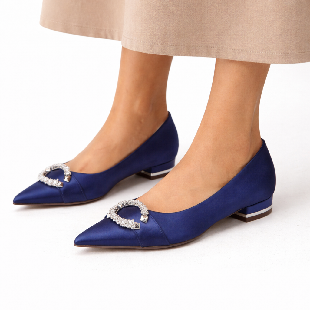 Women's Satin Bridal Flats