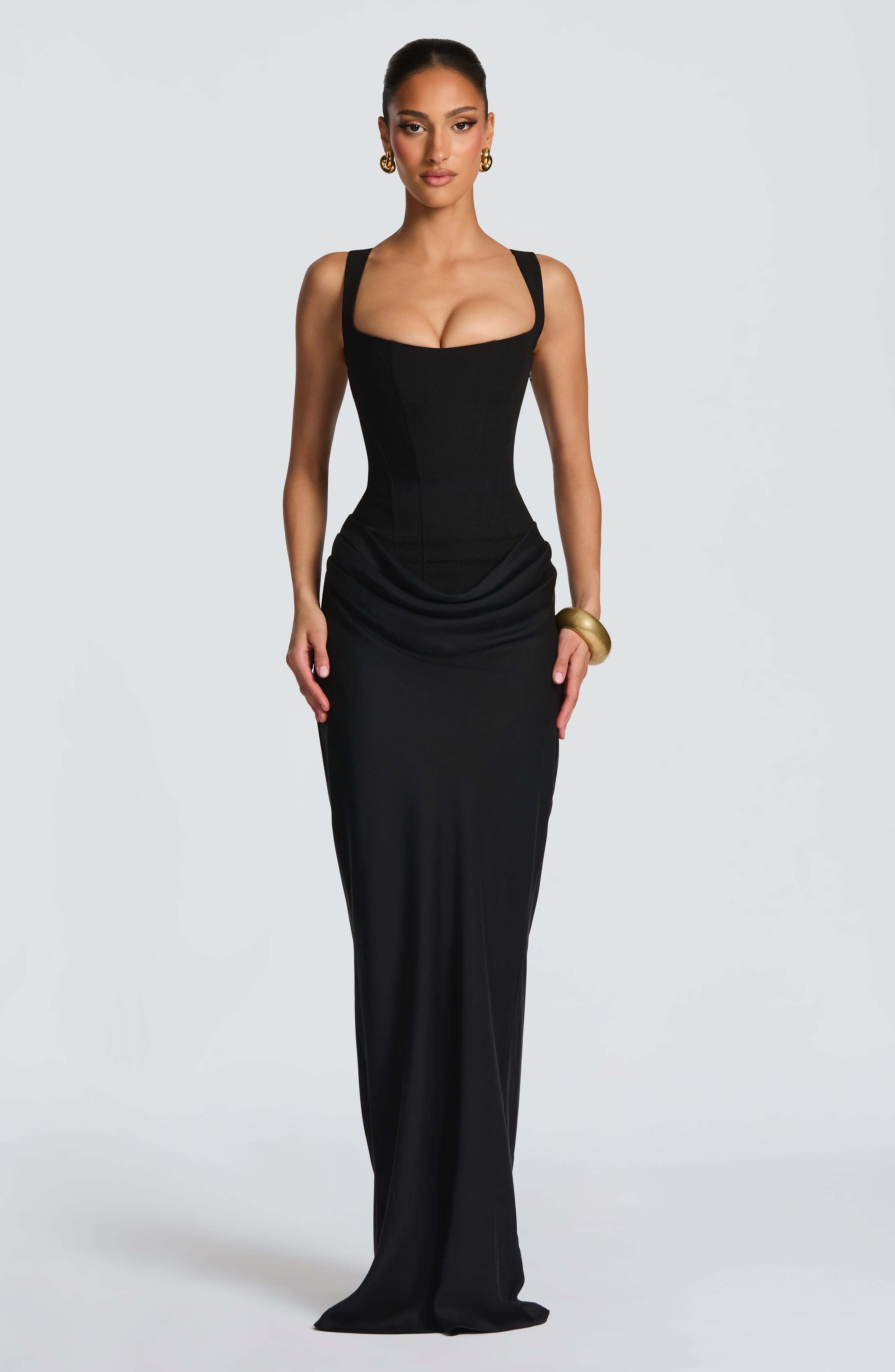 Jasmine | Women's Sleeveless Bodycon Maxi Wedding Guest Dress