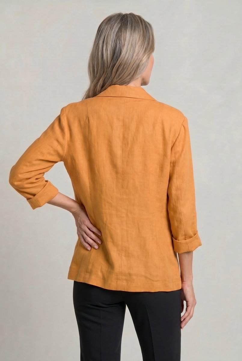 Sienna | Women's Coat Style Lightweight Single-Button Relaxed Blazer