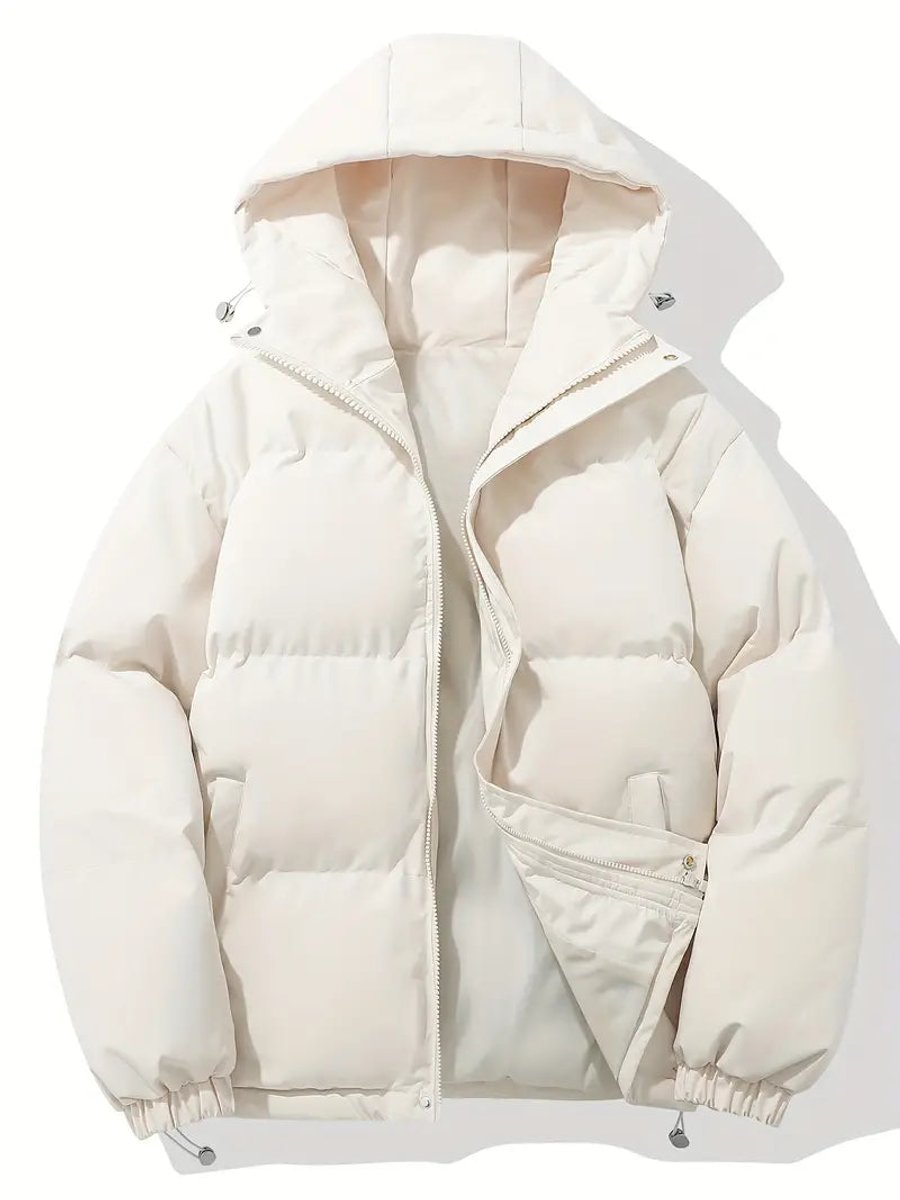 Willow | Women's Hooded Puffer Winter Jacket Zip-Up Oversized Coat