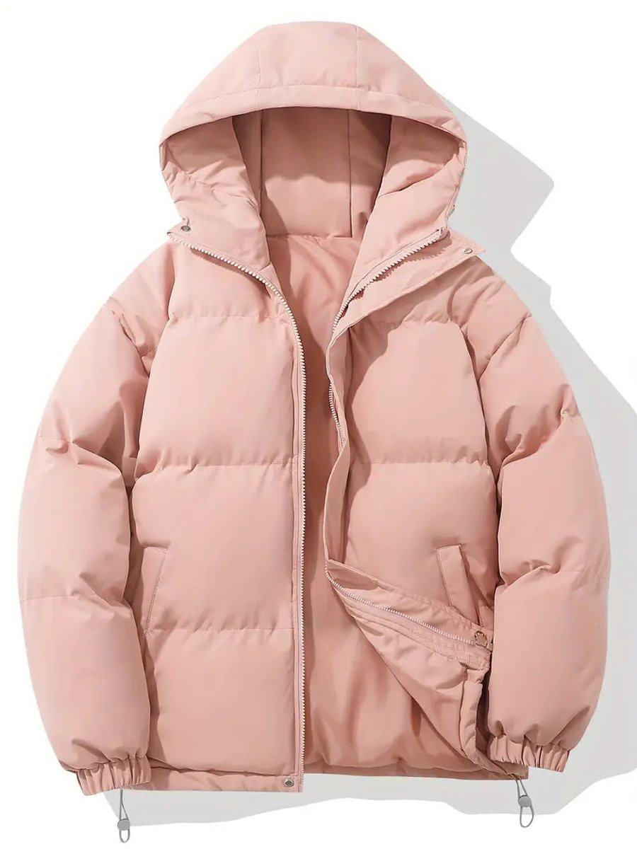 Willow | Women's Hooded Puffer Winter Jacket Zip-Up Oversized Coat