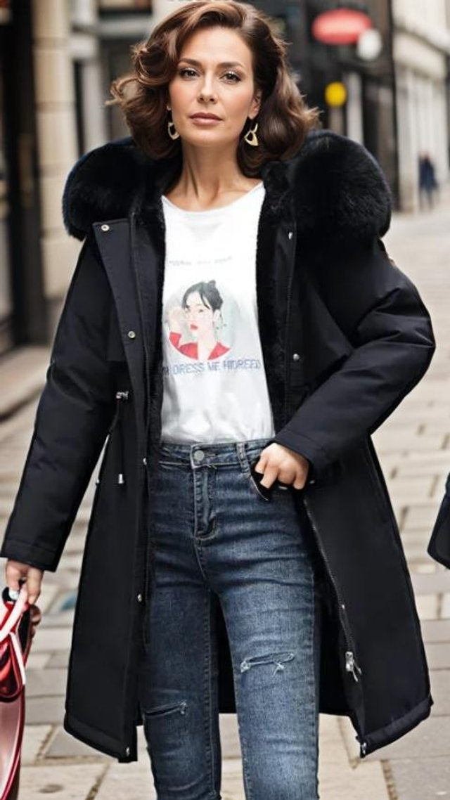 Ivy | Women's Jacket Waterproof Insulated Faux Fur Hood Winter Parka