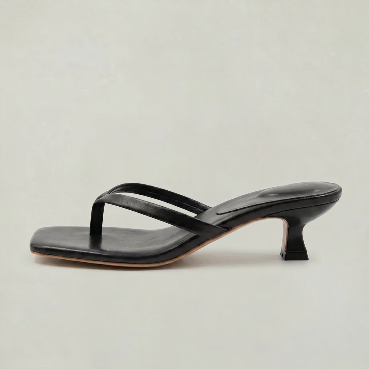 Willow | Women's Kitten Heel Thong Slip-On Sandals