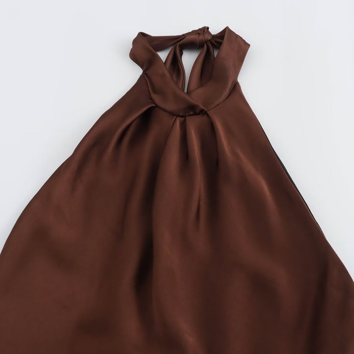 Sienna | Womens Maxi Dress Satin Halter Neck Sleeveless Slip Gown