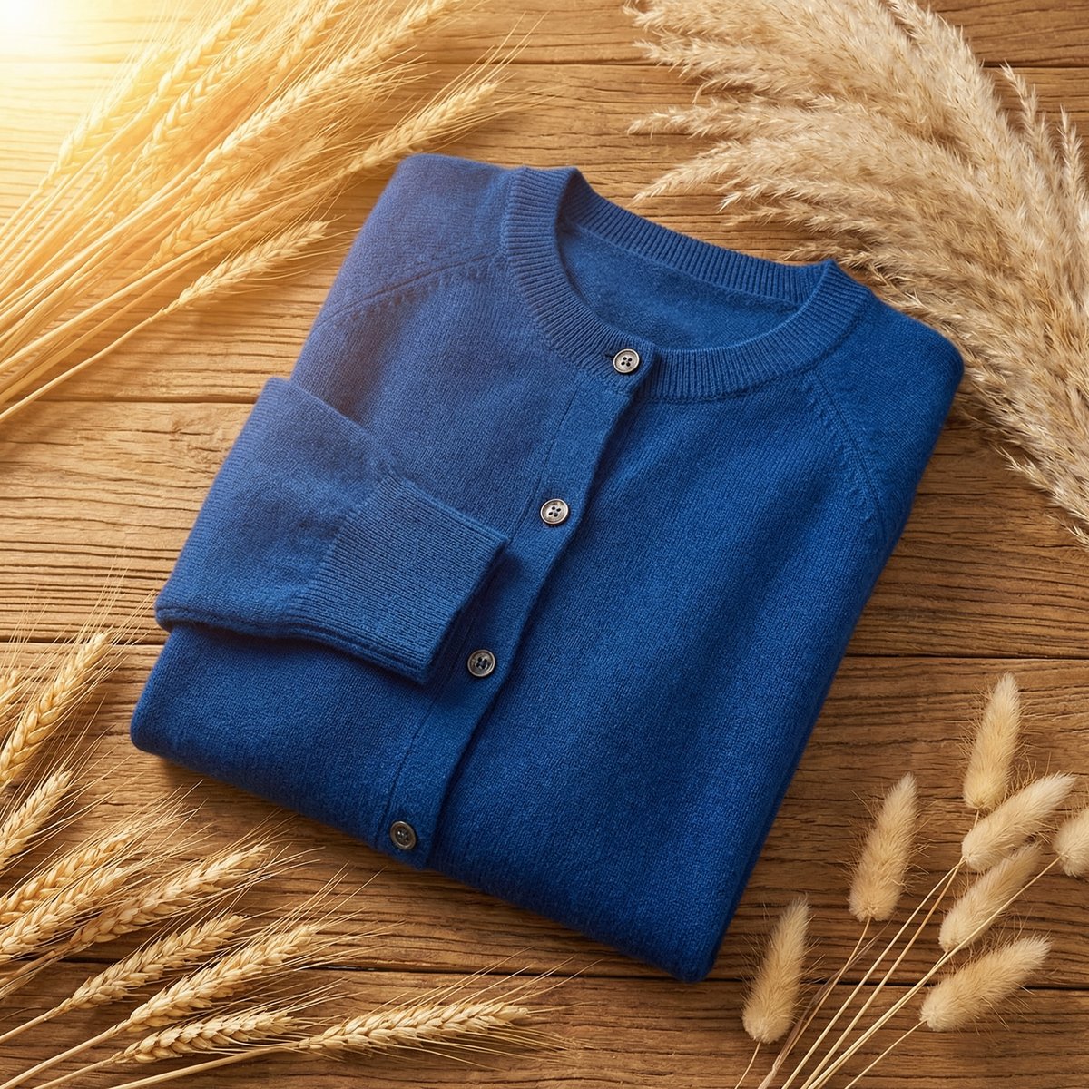Florence | Women's Merino Wool Long Sleeve Cardigan Jumper Classic Fit