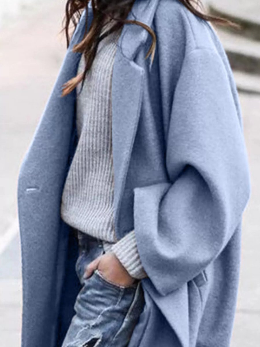 Olivia | Women's Oversized Long Wool-Blend Coat Puffer Jacket Women Style