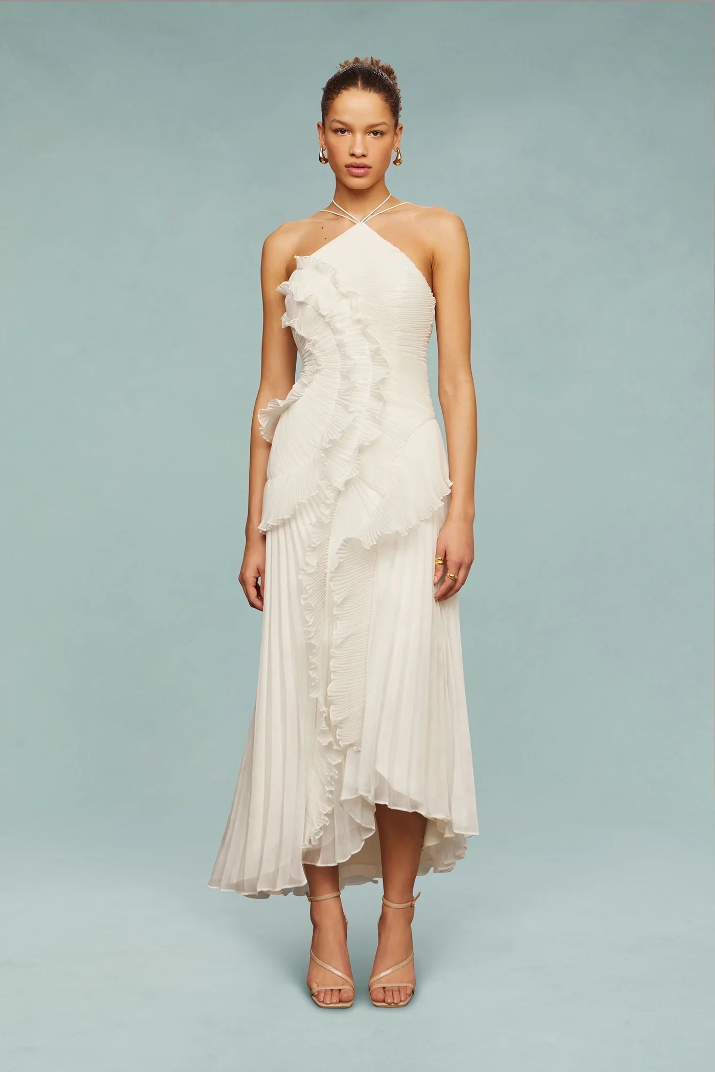 Isabella | Women's One Shoulder Maxi Wedding Guest Dress