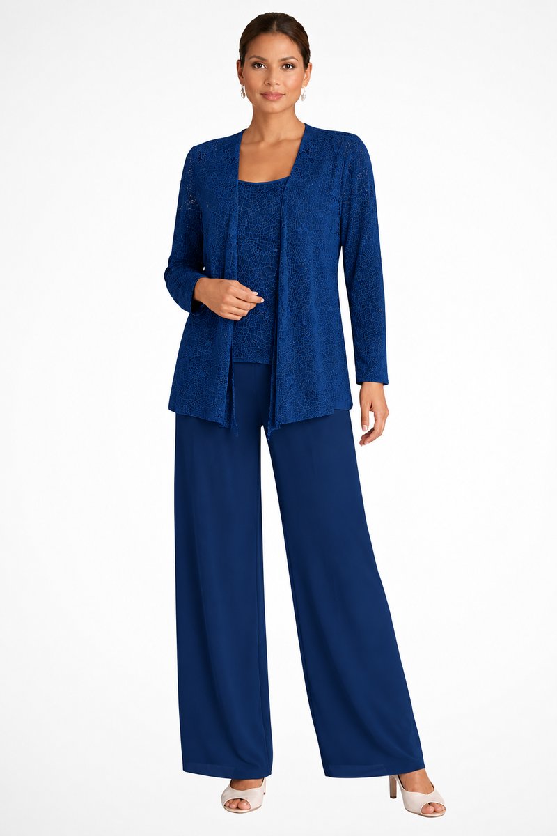 Florence | Women's Sequined Wide-Leg Three-Piece Occasion Set
