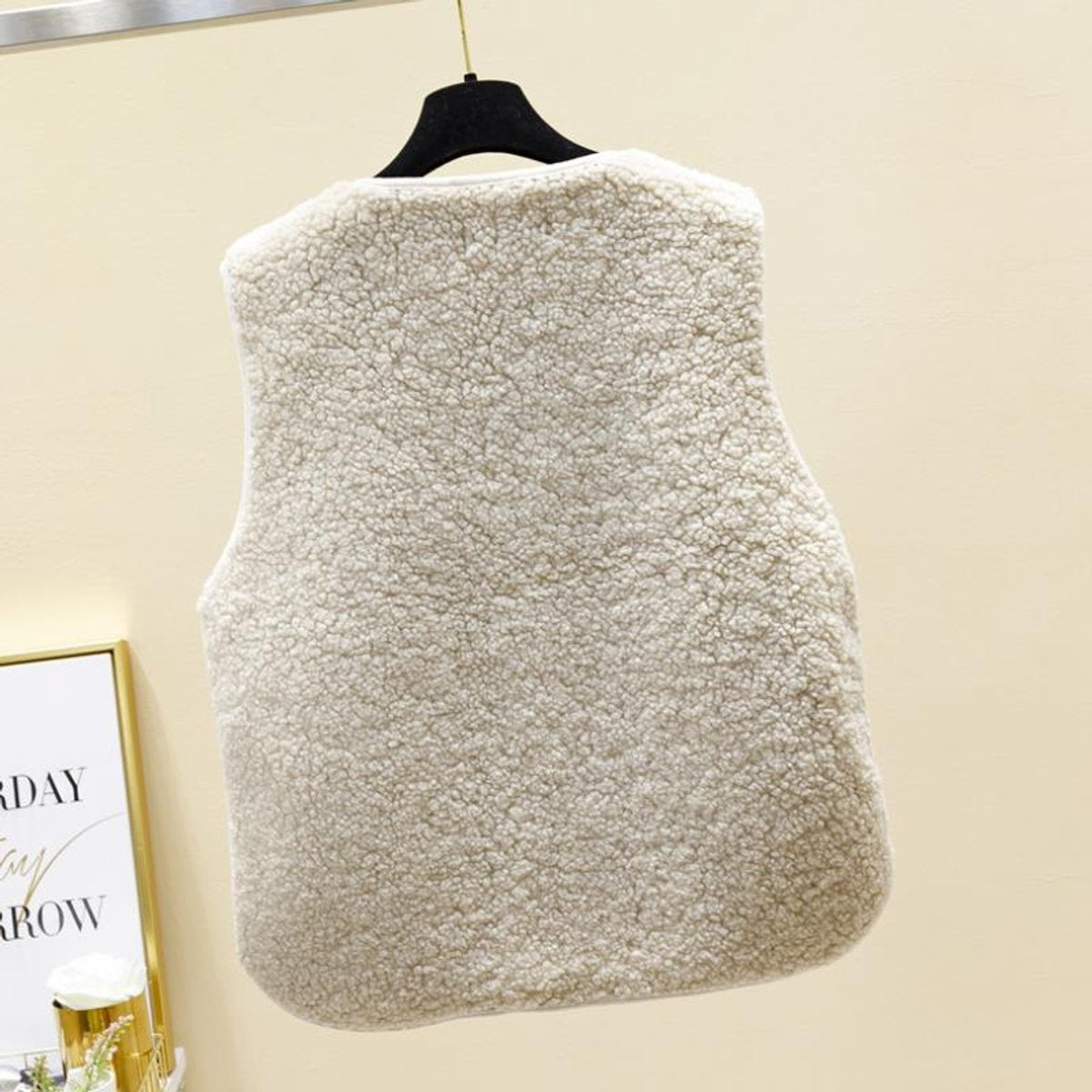 Isla | Women's Sherpa Fleece Button-Front Sleeveless Gilet