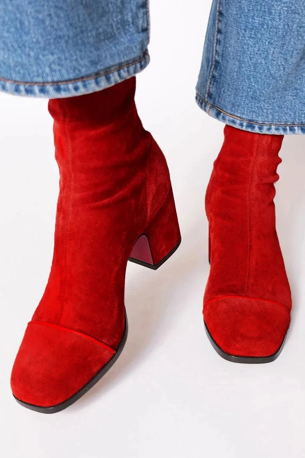 Sienna | Women's Square-Toe Block Heel Ankle Boots