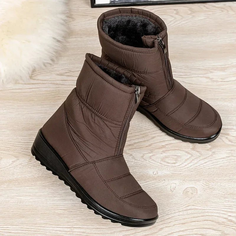 Ava | Women's Waterproof Boots Quilted Winter Ankle Snow