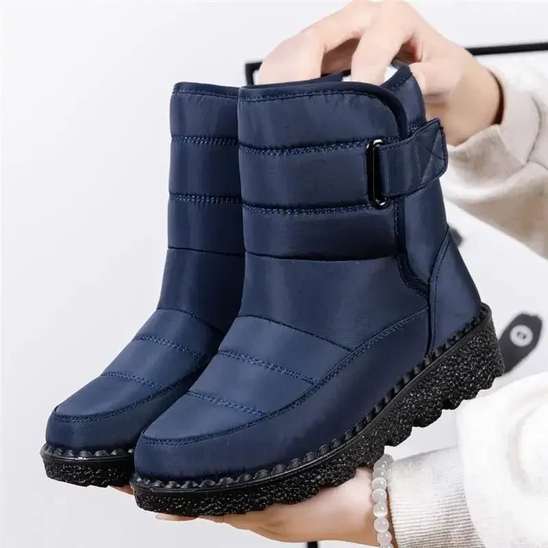 Ava | Women's Waterproof Boots Quilted Winter Ankle Snow
