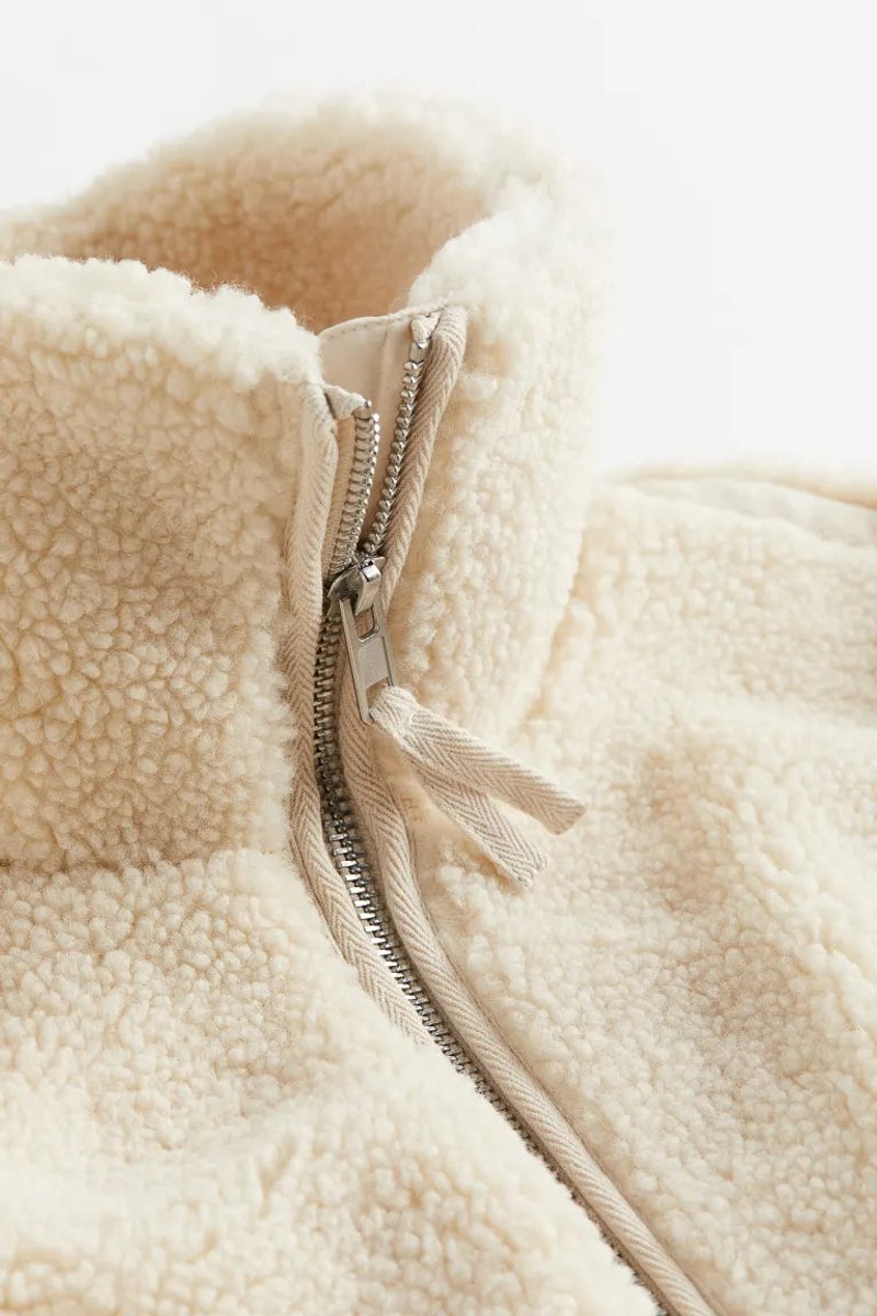 Freya | Women's Winter Coat Relaxed Fit Teddy Fleece Zip-Up Jacket