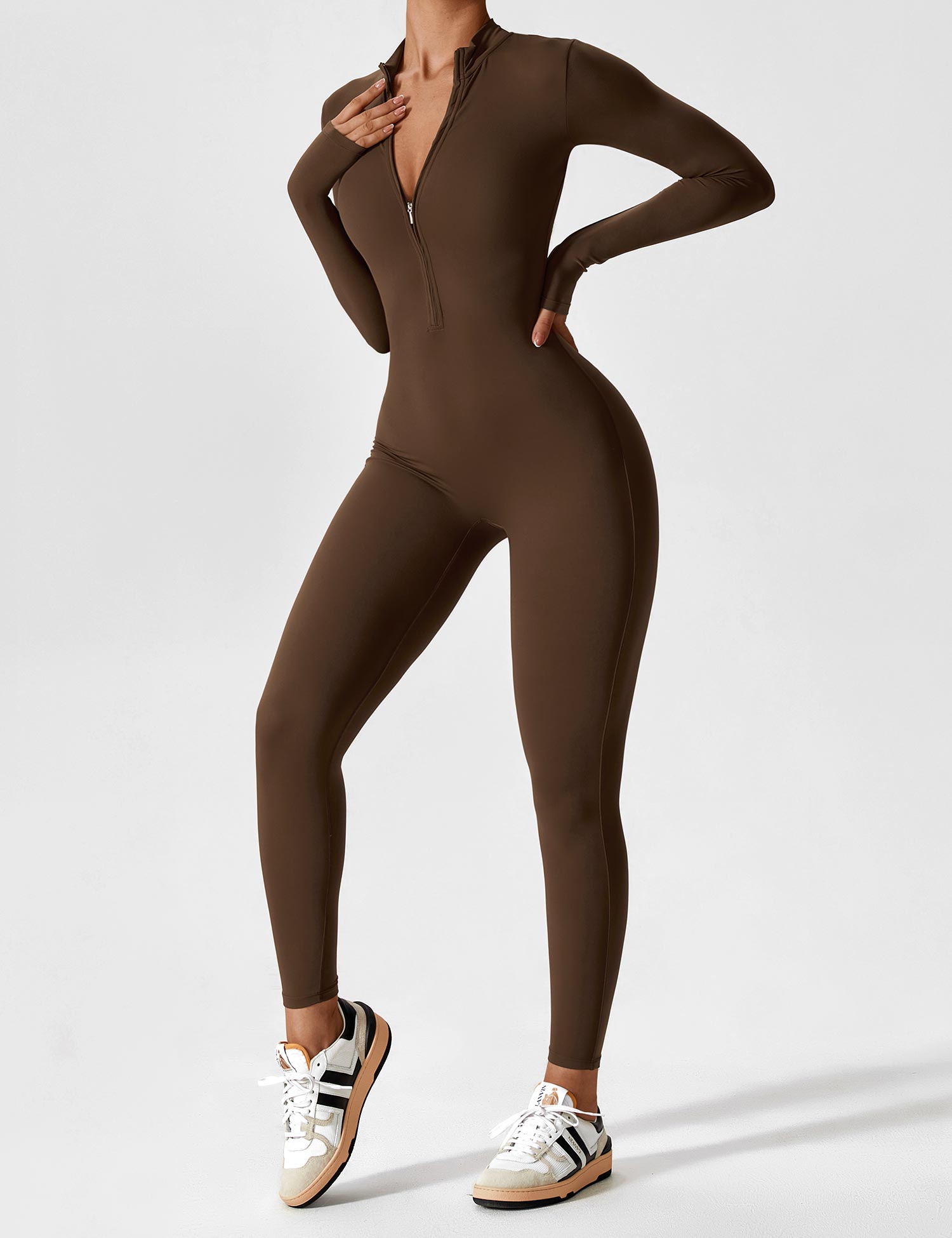Lucy | Women’s Summer Long Sleeve Zip Set