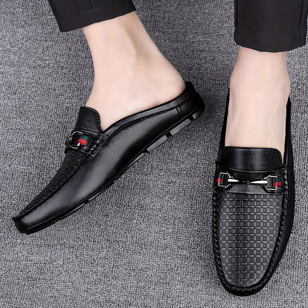 George™ | Breathable Open-Back Moc Toe Mules