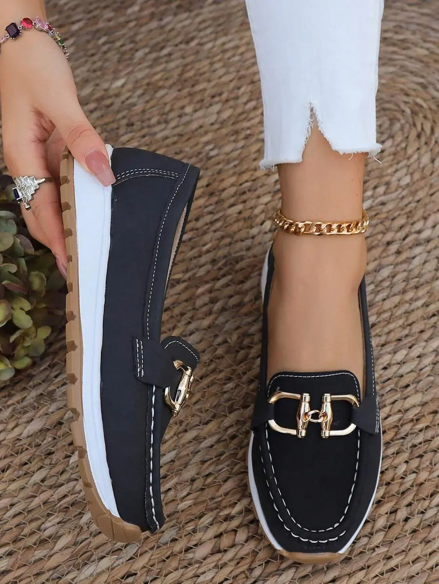 Zinnia | Chain Link Loafers for Women
