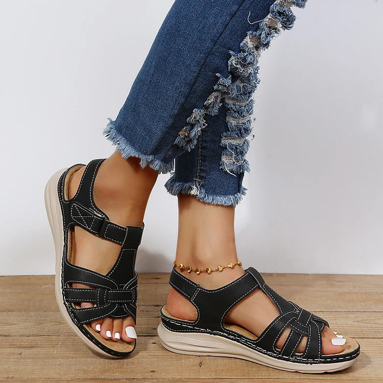 Noah™ | Orthopedic Leather Sandals Women