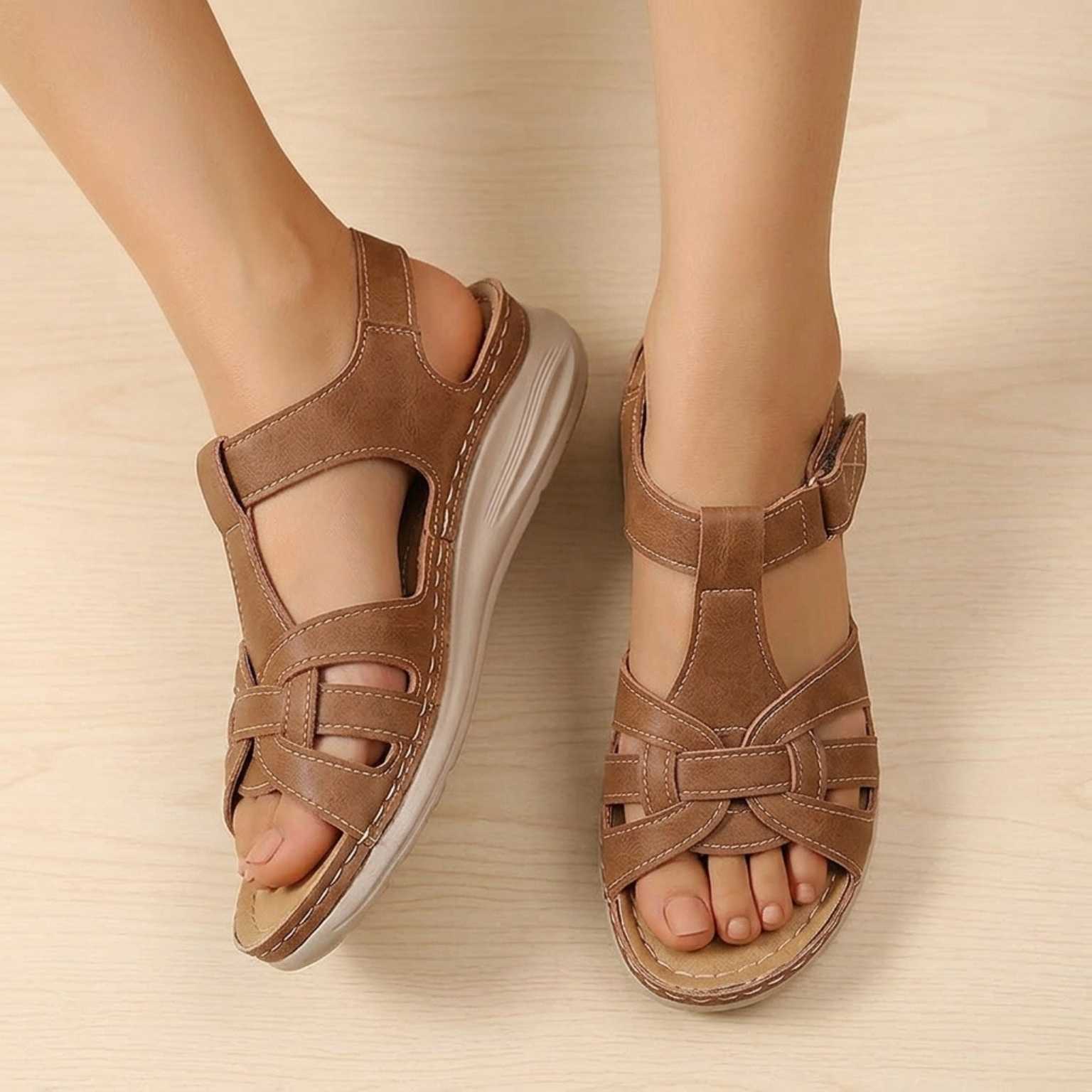 Marley™ | Orthopedic Leather Sandals