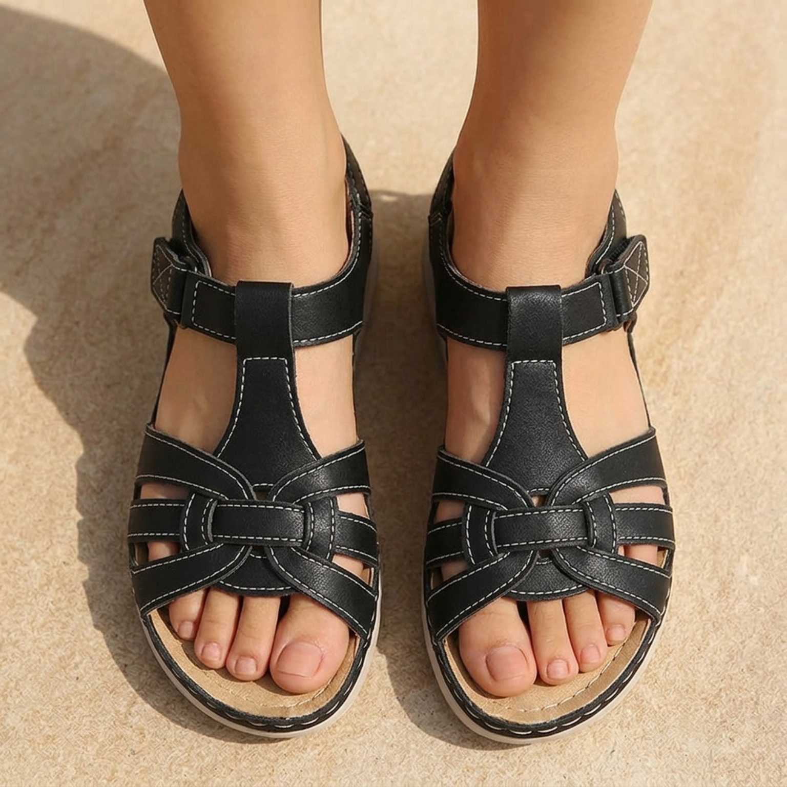 Marley™ | Orthopedic Leather Sandals