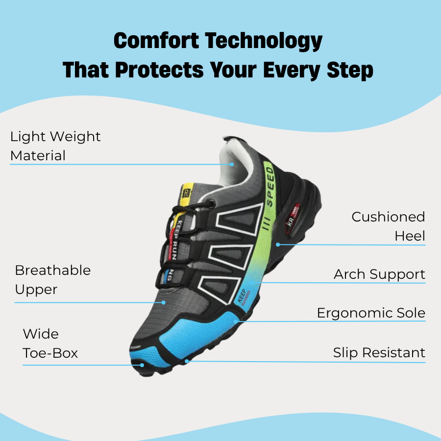 Noah | Orthopedic Hiking Shoes Waterproof